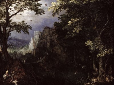 منظر طبيعي للجبل بواسطة جان الأكبر بروغل